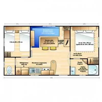 Camping 3 Etoiles - Piscine - Eehcdb *